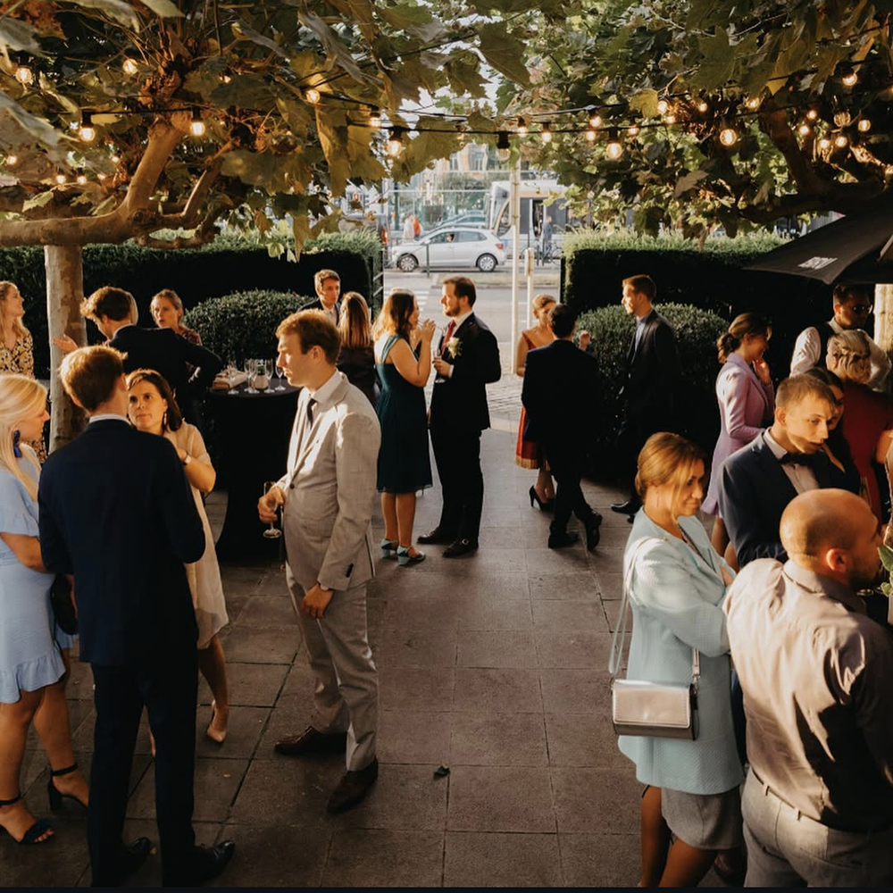 Le Mess Terrace People Event Brussels